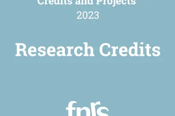 Results of the call Credits and Projects : Research Credits
