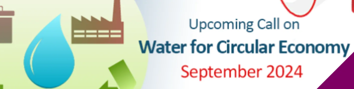 Preannouncement :  Water4All 2024 Joint Transnational Call on “Water for Circular Economy”