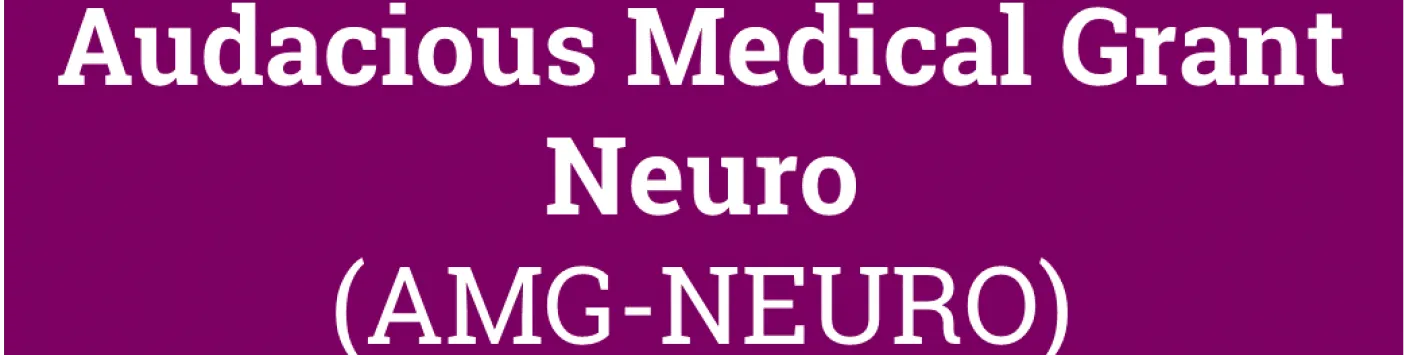 The first Audacious Medical Grant (AMG) – Neuro is open !