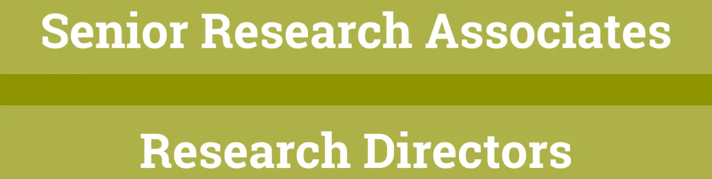 Senior Research Associates and Research Directors - Results of the call Grants and Fellowships 2024