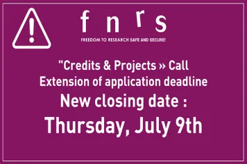 "Credits & Projects" call - New closing date: Thursday, July 9 !