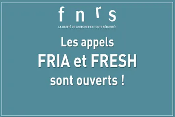 Ouverture des appels FRIA et FRESH 2021