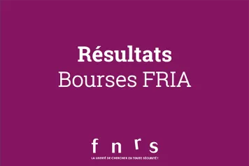 Candidatures retenues par le Conseil d'administration du FRIA en sa séance du 8 décembre 2020