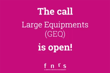 Opening of the call Large Equipment