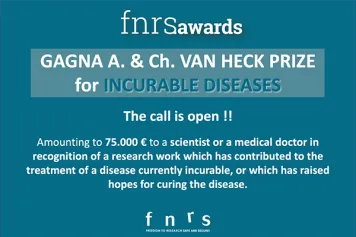 Gagna A. & Ch. Van Heck Prize for Incurable Diseases 2021
