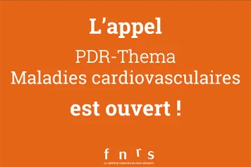L'appel PDR-Thema Maladies cardiovasculaires 2021 est ouvert 