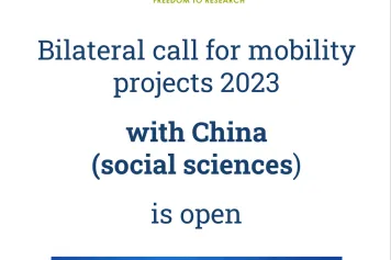 Opening of the bilateral call for mobility projects 2023 between the FNRS and China ("The Chinese Academy of Social Sciences - CASS").