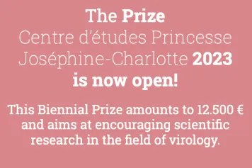 Prize of the Centre d'études Princesse Joséphine-Charlotte 2023