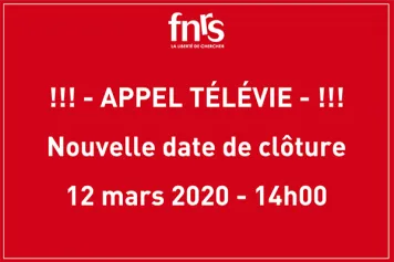 Prolongation de l'appel Télévie