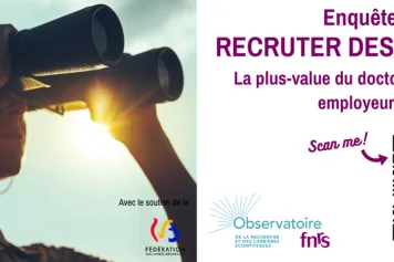 L’Observatoire de la Recherche et des Carrières Scientifiques-FNRS lance une nouvelle étude : « Recruter des talents : la plus-value du doctorat selon les employeurs »