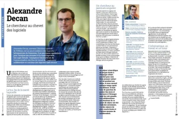 Félicitations à Alexandre Decan , nouveau Chercheur Qualifié UMons