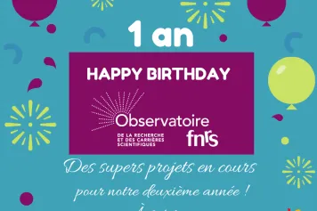 L'Observatoire de la Recherche et des Carrières Scientifiques a un an !