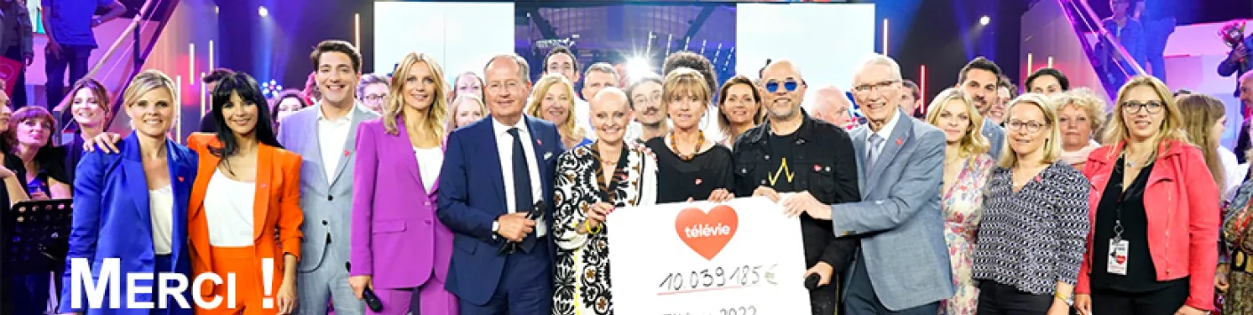 Soirée de clôture du Télévie : 10.039.185 € récoltés au profit de la recherche contre le cancer