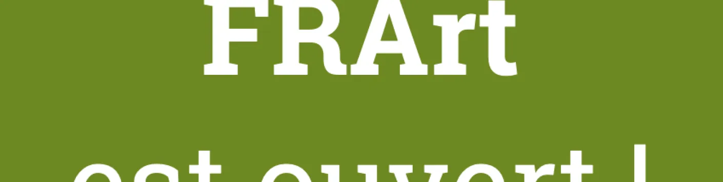 The FRArt 2023 Call is now open