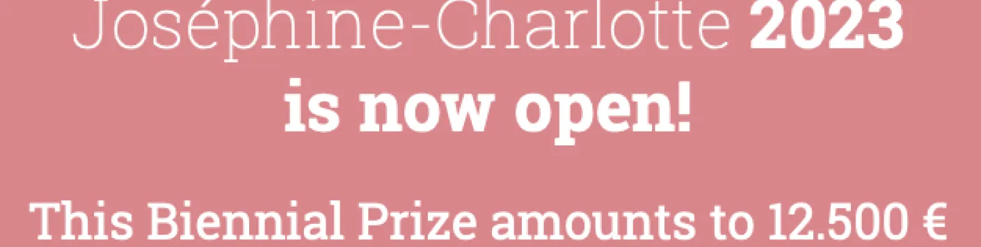Prize of the Centre d'études Princesse Joséphine-Charlotte 2023
