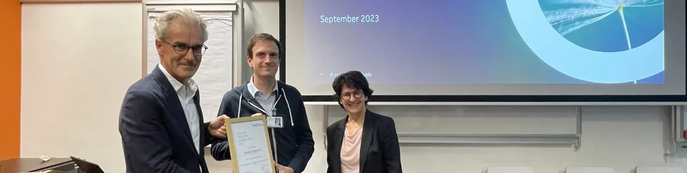 FNRS.awards | Nokia Bell Scientific Award 2023 ceremony