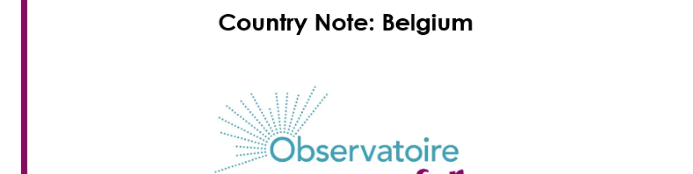 Publication d'une nouvelle Note de l'Observatoire du FNRS