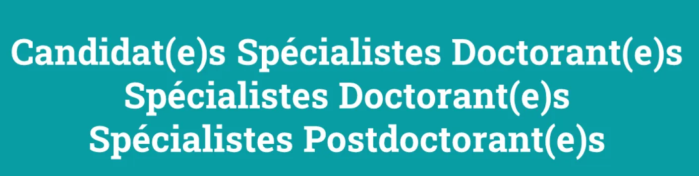 Résultats de l’appel Bourses et mandats 2023 – Candidat(e) spécialistes doctorant(e)s, spécialistes doctorant(e)s et spécialistes post-doctorant(e)s