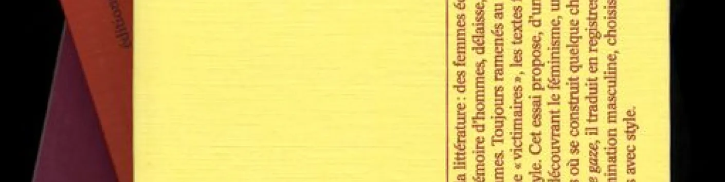 A lire : "Des femmes et du style. Pour un feminist gaze."