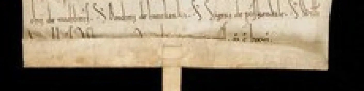 Le centre PraME de l'UNamur contribue à la restitution d'une charte scellée de 1176